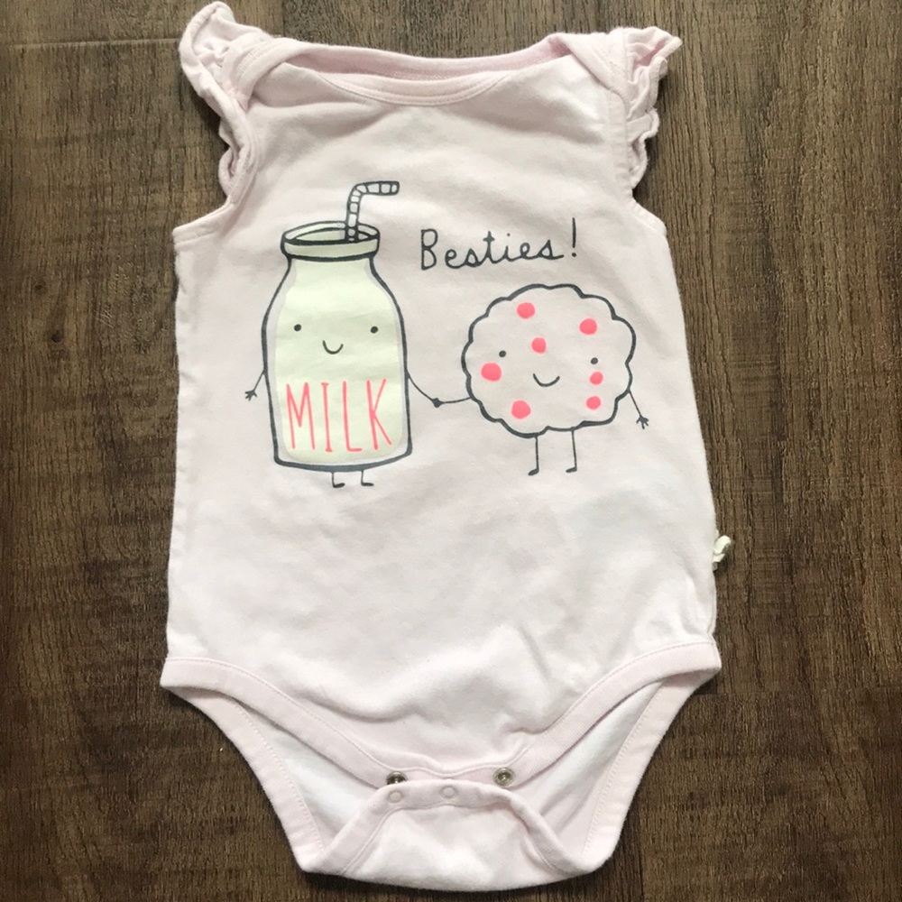 Baby GAP milk & cookie onesie